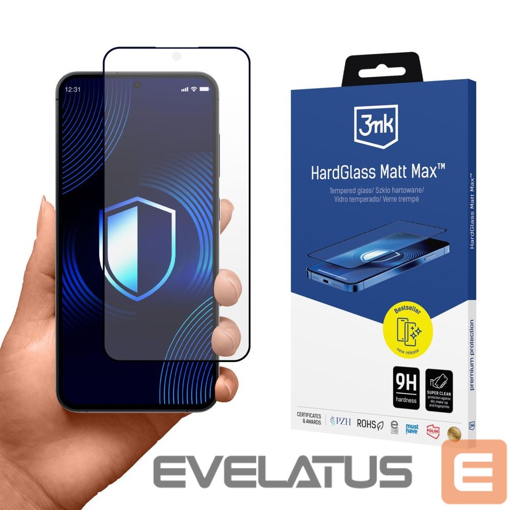 Kitos prekės 3MK Matte tempered glass 3mk HardGlass Matt Max for Samsung Galaxy S25+