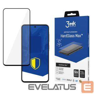 Kitos prekės 3MK  Full-screen tempered glass 3mk HardGlass Max Black for Samsung Galaxy A36 / A56 