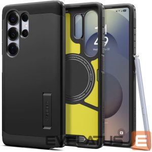 Kitos prekės Spigen  Spigen Tough Armor MagSafe Case for Samsung Galaxy S25 Ultra - Black 