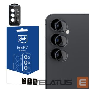 Kitos prekės 3MK  Camera lens glass 3mk Lens Protection Pro Black for Samsung Galaxy S25+ 