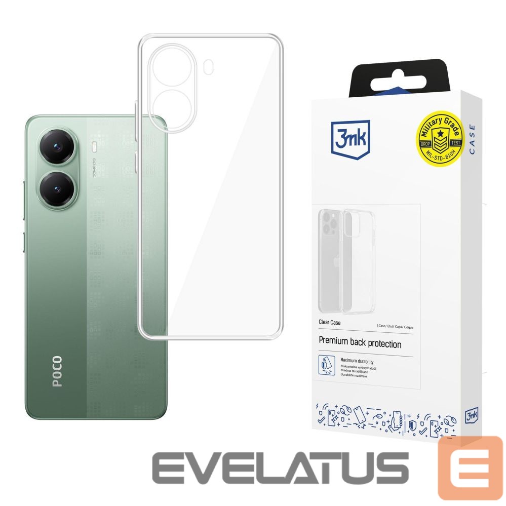 Kitos prekės 3MK 3mk Clear Case for Xiaomi Poco X7 Pro - transparent