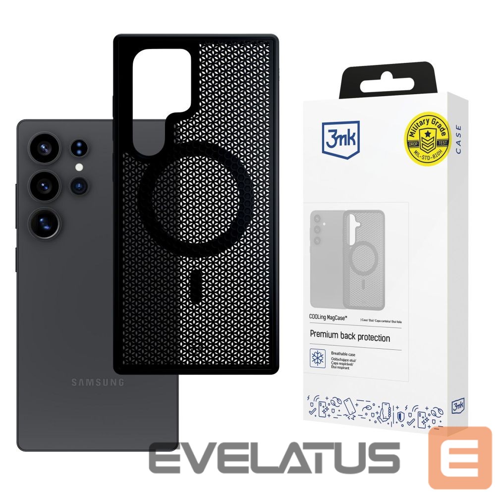 Kitos prekės 3MK 3mk COOLing MagCase for Samsung Galaxy S25 Ultra - Black