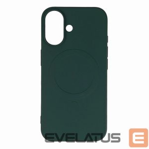Nugarėlės dėklai Hurtel  Liquid Silicone Case with MagSafe for iPhone 16e - Green 
