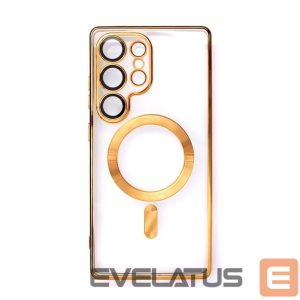 Nugarėlės dėklai Hurtel  Electroplated Case with MagSafe galvanized for iPhone 16e - gold 