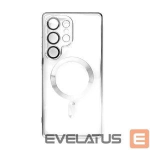 Nugarėlės dėklai Hurtel  Electroplated Case with MagSafe galvanized for iPhone 16e - silver 