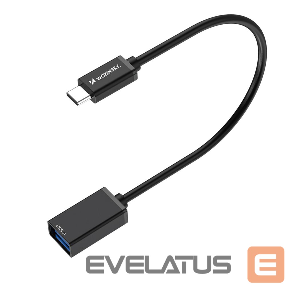 Adapteris Wozinsky Wozinsky WOTGY1S USB-C 3.0 (male) - USB-A 3.0 (female) OTG Adapter - Black