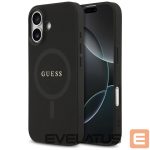 Kitos prekės Guess  Guess Saffiano Classic Logo MagSafe case for iPhone 17 - black 