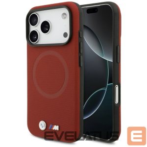 Kitos prekės BMW  BMW M FW Metal Logo MagSafe Case for iPhone 17 Pro - Red 