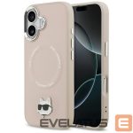Kitos prekės Karl Lagerfeld  Karl Lagerfeld Choupette Pin MagSafe Case for iPhone 17 - Pink 