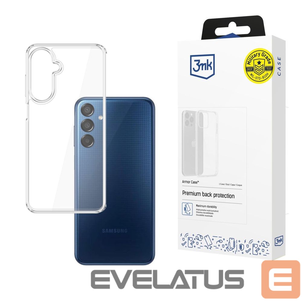 Kitos prekės 3MK 3mk Armor Case for Samsung Galaxy M15 5G - Transparent