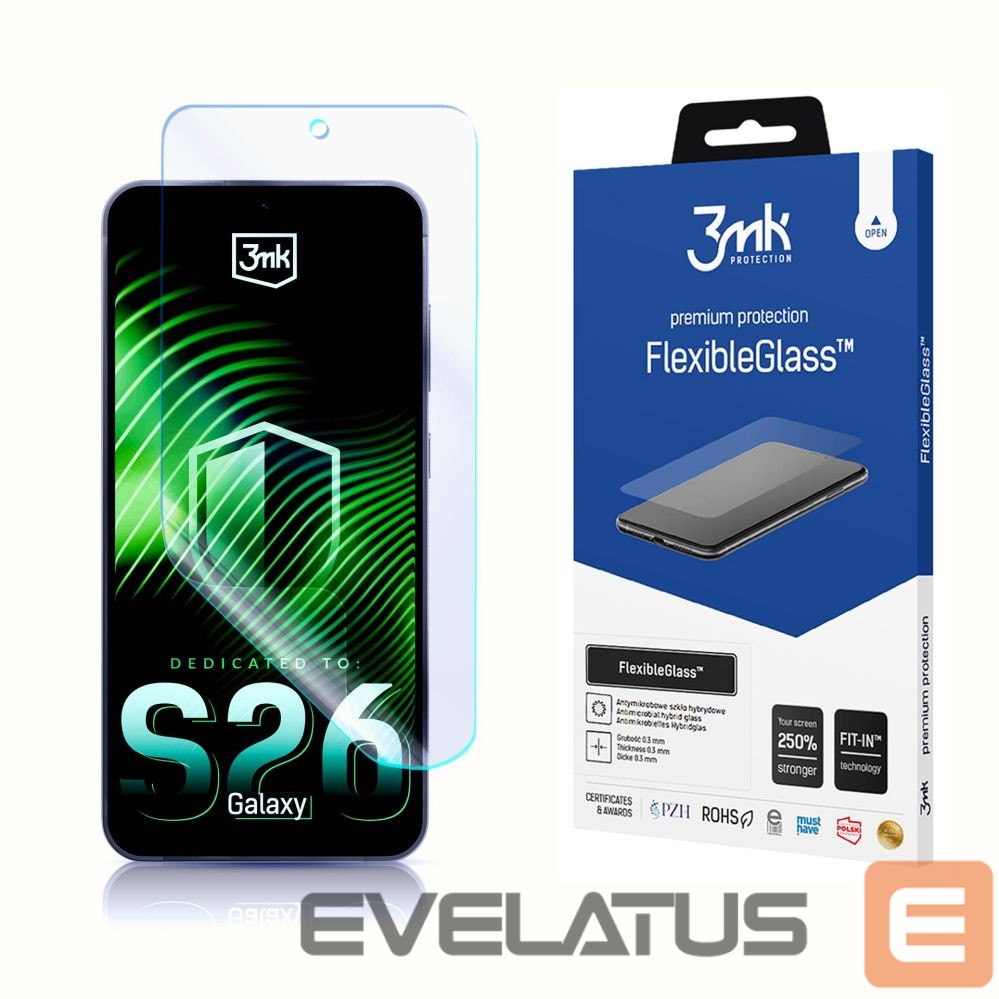 Kitos prekės 3MK 3mk FlexibleGlass Hybrid Glass for Samsung Galaxy S26
