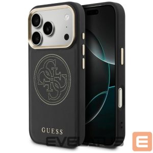 Kitos prekės Guess  Guess Perforated 4G MagSafe case for iPhone 17 Pro Max - black 