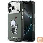 Kitos prekės Karl Lagerfeld  Karl Lagerfeld Karl & Choupette Back MagSafe Case for iPhone 17 Pro - Black 