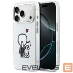 Kitos prekės Karl Lagerfeld  Karl Lagerfeld Karl & Choupette Back MagSafe Case for iPhone 17 Pro Max - Clear 