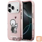 Kitos prekės Karl Lagerfeld  Karl Lagerfeld Karl & Choupette Back MagSafe Case for iPhone 17 Pro Max - Pink 