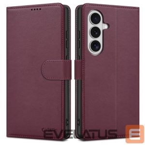 Kitos prekės Tech-Protect  Tech-Protect Wallet Case for Samsung Galaxy S26 - Burgundy 