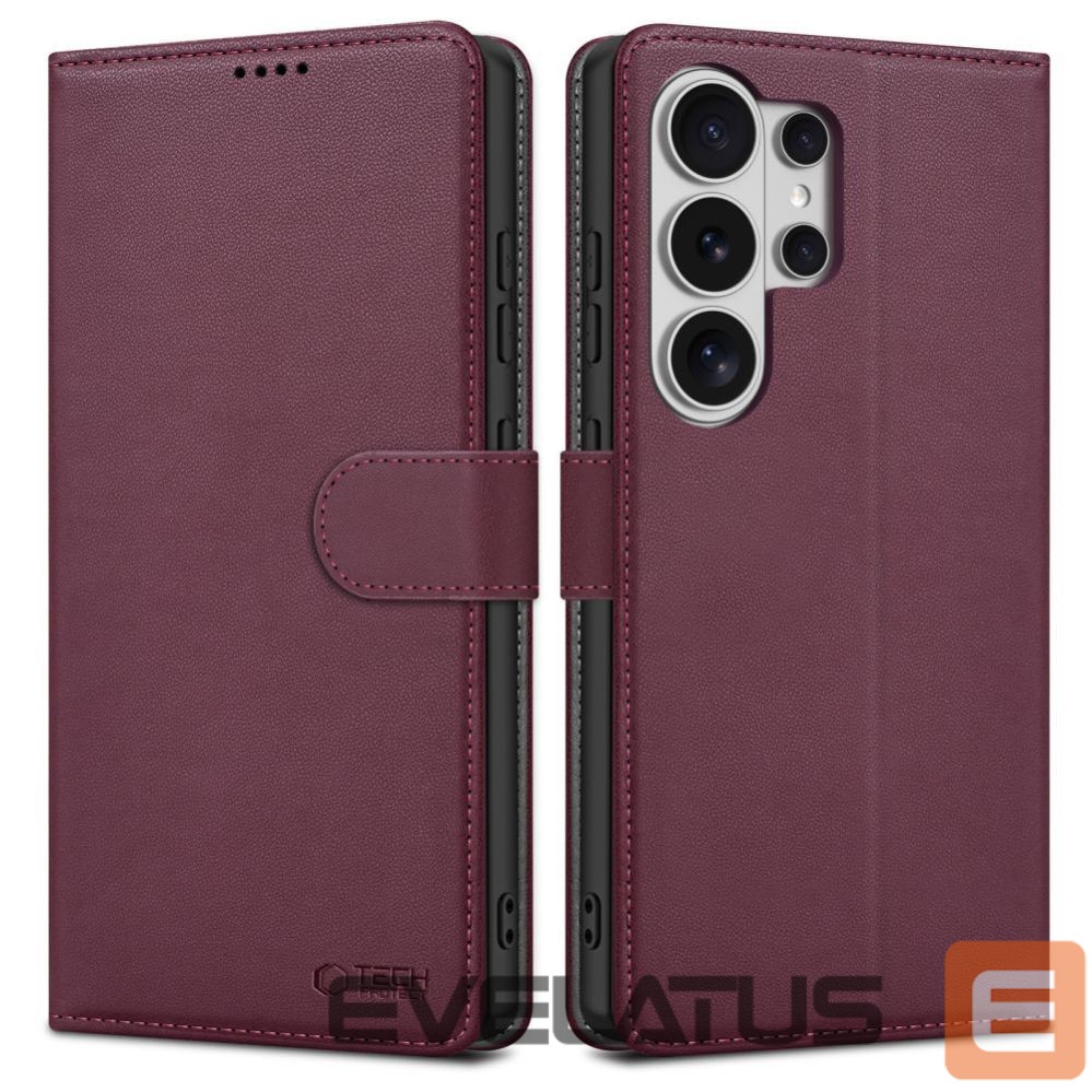 Kitos prekės Tech-Protect Tech-Protect Wallet Case for Samsung Galaxy S26 Ultra - Burgundy