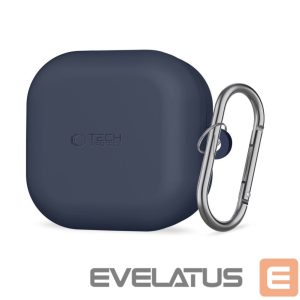 Kitos prekės Tech-Protect  Tech-Protect Silicone Hook Case for Samsung Galaxy Buds 4 / 4 Pro - Navy Blue 