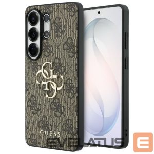 Kitos prekės Guess  Guess 4G Big Metal Logo Case for Samsung Galaxy S26 Ultra - Brown 