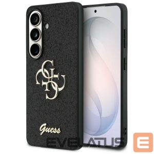 Kitos prekės Guess  Guess Fixed Glitter Big 4G Metal Logo case for Samsung Galaxy S26 - black 