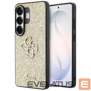 Kitos prekės Guess  Guess Fixed Glitter Big 4G Metal Logo case for Samsung Galaxy S26 Ultra - gold 