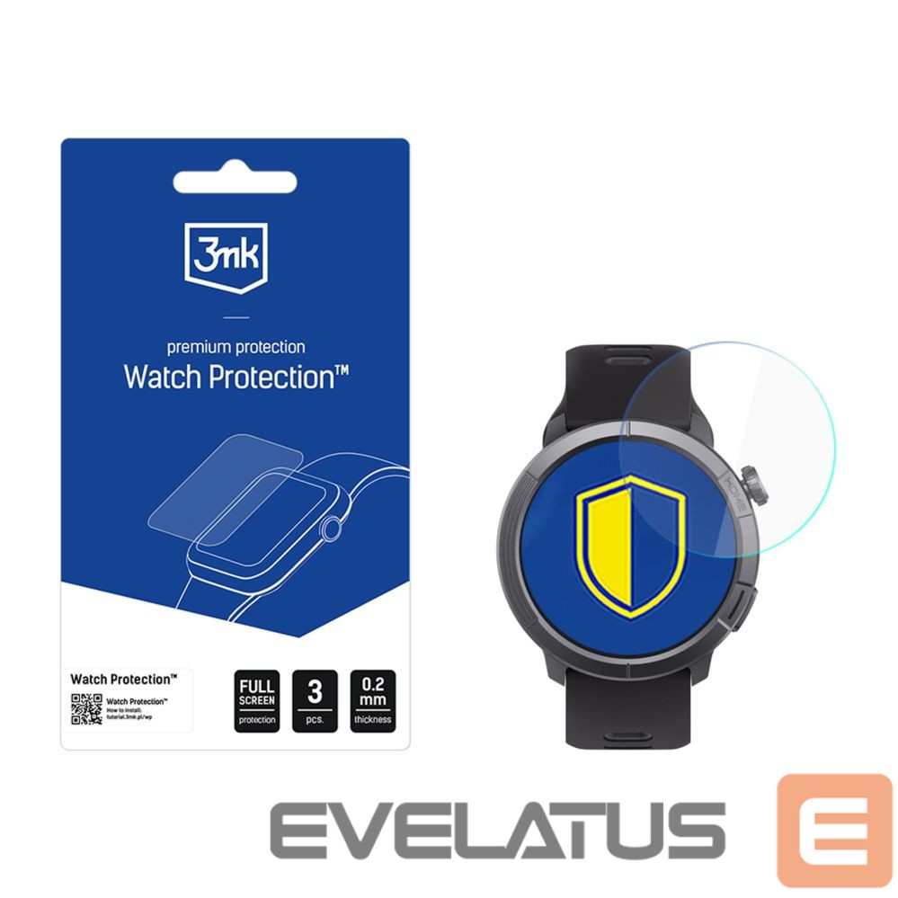 Kitos prekės 3MK Hybrid glass for the display of the 3mk smartwatch Watch Protection FlexibleGlass on STELIO Activ Pro AI GPS 46mm
