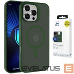 Kitos prekės 3MK  3mk Smoke MagCase for iPhone 16 Pro Max - Green-Translucent 