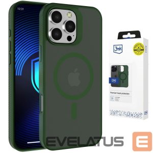 Kitos prekės 3MK  3mk Smoke MagCase for iPhone 16 Pro Max - Green-Translucent 