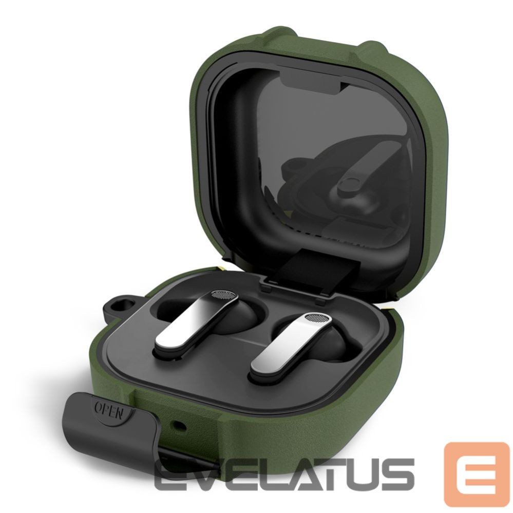 Kitos prekės Tech-Protect Tech-Protect Slim Hook Case for Samsung Galaxy Buds 4 / 4 Pro - Green