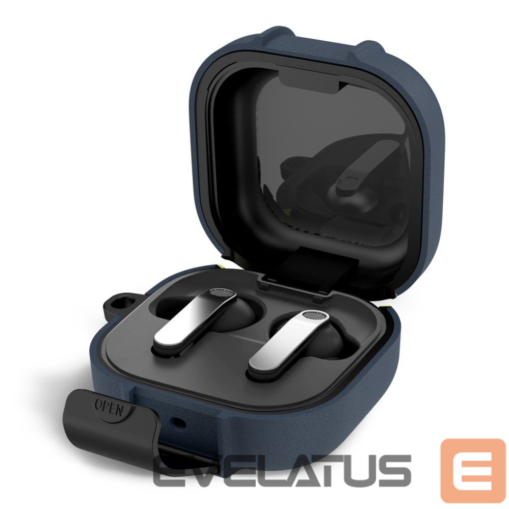 Kitos prekės Tech-Protect Tech-Protect Slim Hook Case for Samsung Galaxy Buds 4 / 4 Pro - Navy Blue