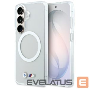 Kitos prekės BMW  BMW IML Shockproof Metal Logo MagSafe Case for Samsung Galaxy S26 - Transparent 