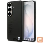 Kitos prekės BMW  BMW Leather Hot Stamp MagSafe Case for Samsung Galaxy S26 Plus - Black 