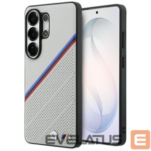Kitos prekės BMW  BMW Tricolor Metal Logo MagSafe Case for Samsung Galaxy S26 Ultra - Gray 