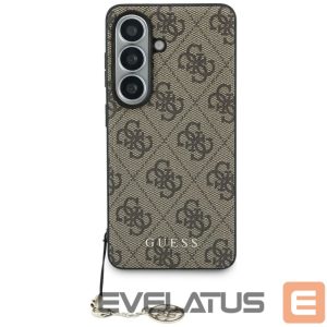Kitos prekės Guess  Guess 4G Classic Logo Charm MagSafe Case for Samsung Galaxy S26 - Brown 