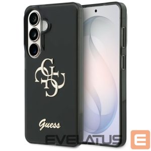 Kitos prekės Guess  Guess IML Big Metal 4G Script case for Samsung Galaxy S26 - black 