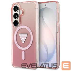 Kitos prekės Guess  Guess IML Gradient Triangle MagSafe Case for Samsung Galaxy S26 - Pink 