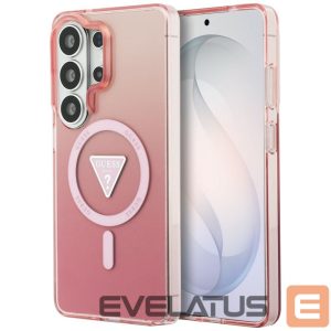 Kitos prekės Guess  Guess IML Gradient Triangle MagSafe Case for Samsung Galaxy S26 Ultra - Pink 
