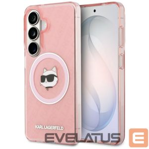 Kitos prekės Karl Lagerfeld  Karl Lagerfeld IML Repeated Choupette MagSafe Case for Samsung Galaxy S26 Plus - Pink 