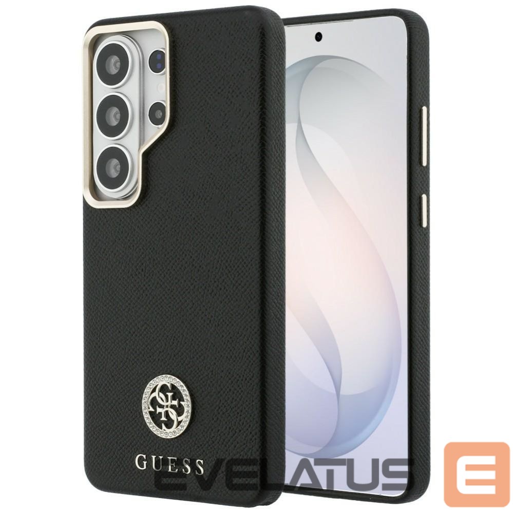 Kitos prekės Guess Reinforced full-screen tempered glass 3mk HardGlass Max Black for Samsung Galaxy S24+
