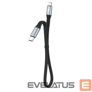 Kabelis Dudao  Dudao L10P Lightning - USB-C PD 20W cable 0.23m - black 