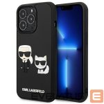 Nugarėlės dėklai Karl Lagerfeld  Karl Lagerfeld KLHCP13L3DRKCK iPhone 13 Pro / 13 6.1" black/black hardcase Karl&Choupette Ikonik 3D 