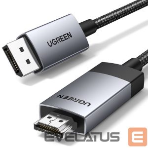 Kitas telefono priedas Ugreen  Ugreen DP119 15774 DisplayPort / HDMI 4K 60Hz cable 2m - gray 