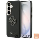 Apsauginiai stiklai Guess - GUESS case for SAMSUNG S26 GUHCS26S5PS4RGGK (Grained Big 4G Metal Logo) black 