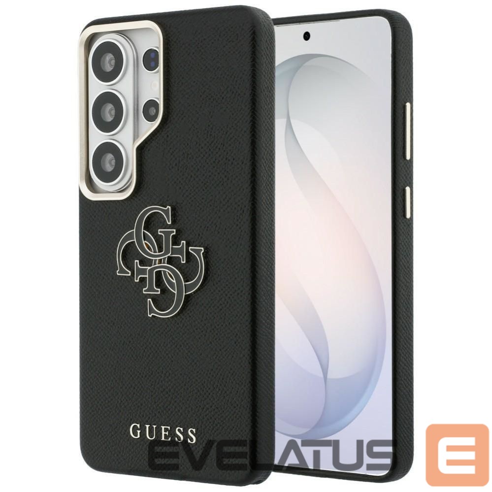 Apsauginiai stiklai Guess - GUESS case for SAMSUNG S26 Ultra GUHCS26L5PS4RGGK (Grained Big 4G Metal Logo) black