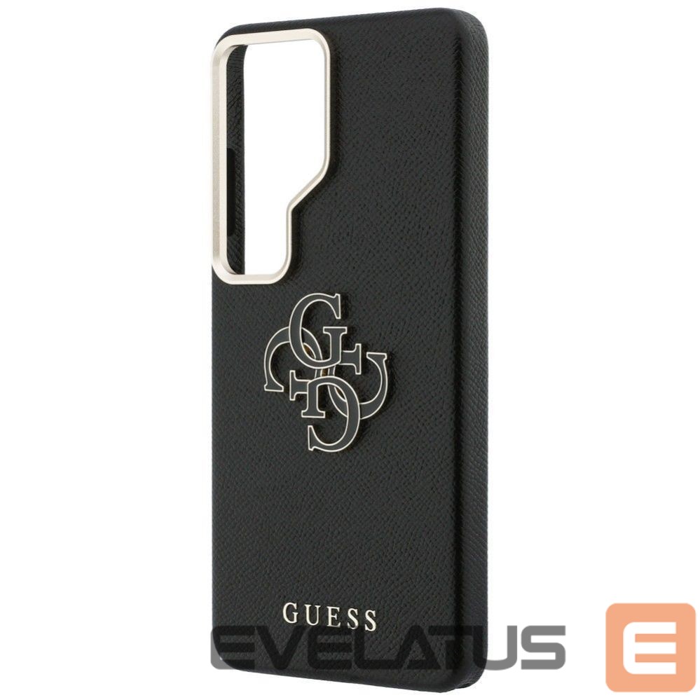 Apsauginiai stiklai Guess - GUESS case for SAMSUNG S26 Ultra GUHCS26L5PS4RGGK (Grained Big 4G Metal Logo) black