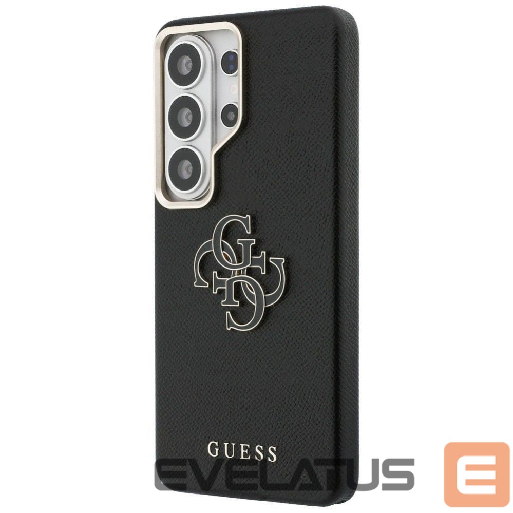Apsauginiai stiklai Guess - GUESS case for SAMSUNG S26 Ultra GUHCS26L5PS4RGGK (Grained Big 4G Metal Logo) black