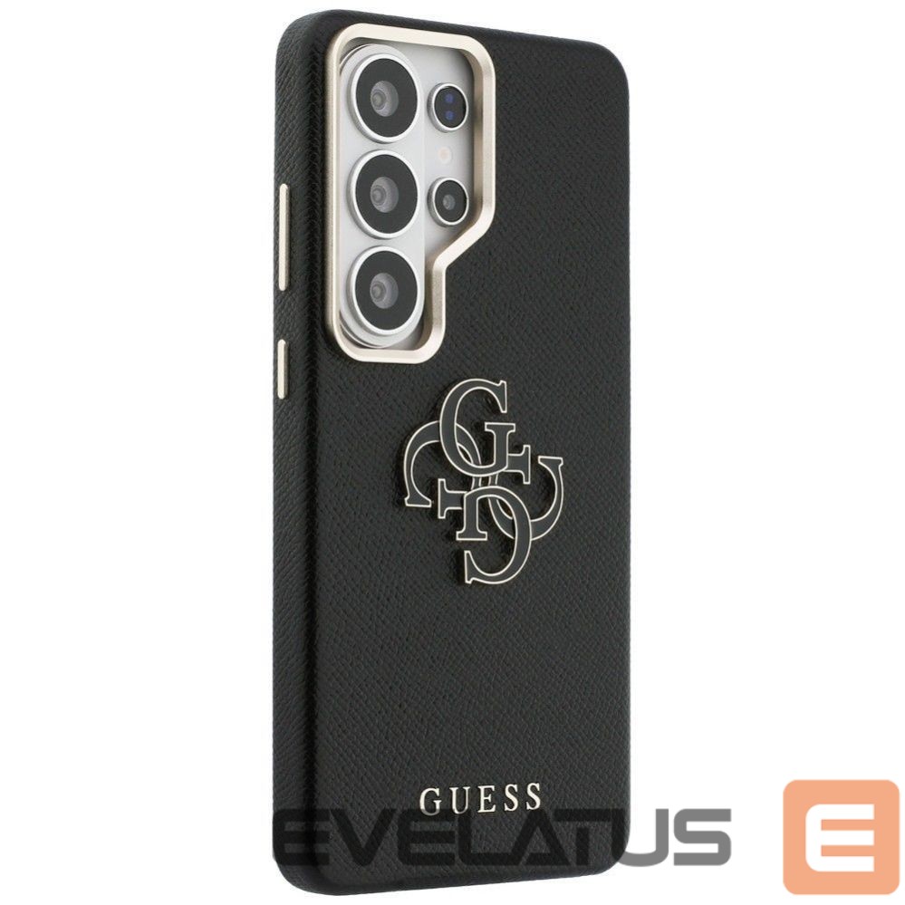 Apsauginiai stiklai Guess - GUESS case for SAMSUNG S26 Ultra GUHCS26L5PS4RGGK (Grained Big 4G Metal Logo) black