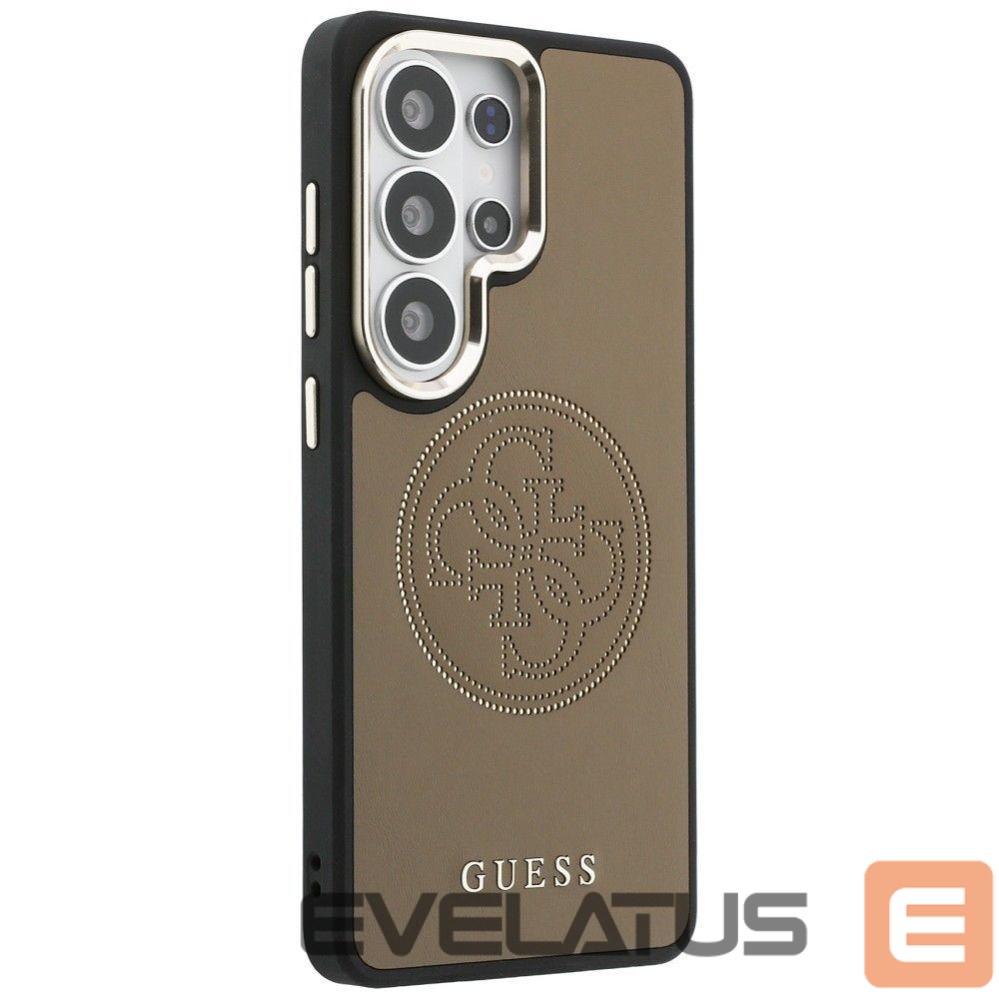Apsauginiai stiklai Guess - GUESS case for SAMSUNG S26 Ultra GUHMS26L5PG4SRGW (Perforated Logo MagSafe) brown