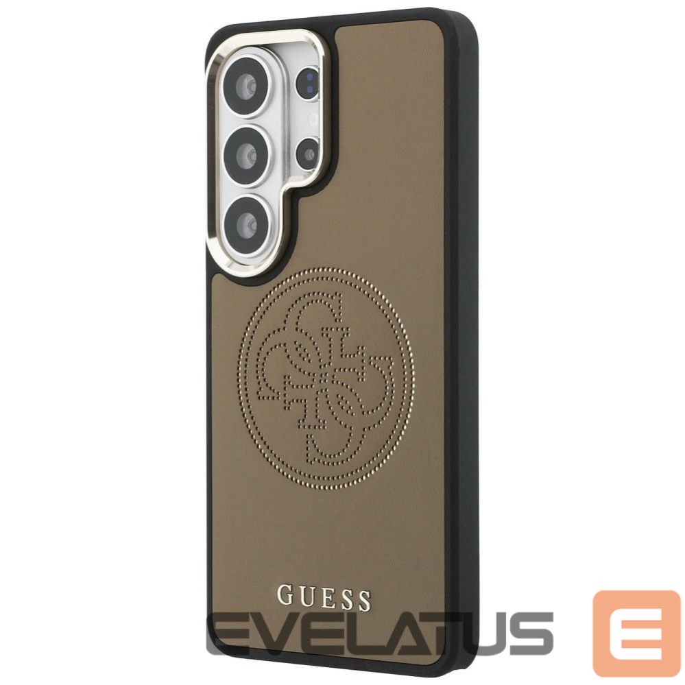 Apsauginiai stiklai Guess - GUESS case for SAMSUNG S26 Ultra GUHMS26L5PG4SRGW (Perforated Logo MagSafe) brown