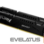 DDR4 atmintis Kingston  KF560C30BBEK2-32 32GB 6000MT/s DDR5 CL30 DIMM (Kit of 2) FURY Beast Black EXPO 